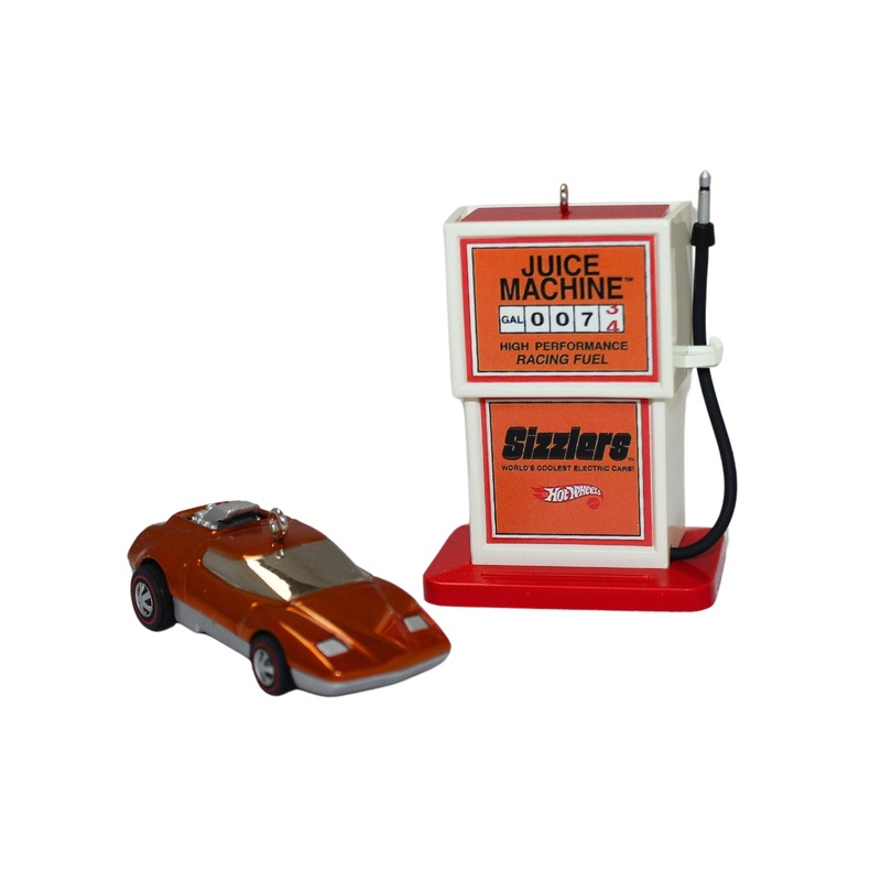 Hallmark Ornament: 2002 Juice Machine and Revvin Heaven | QX8236 | Hot Wheels