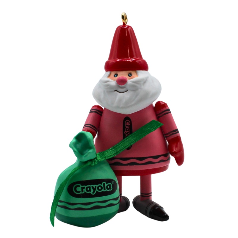 Hallmark Ornament: 2009 Colorful Santa | QXE3075 | Crayola