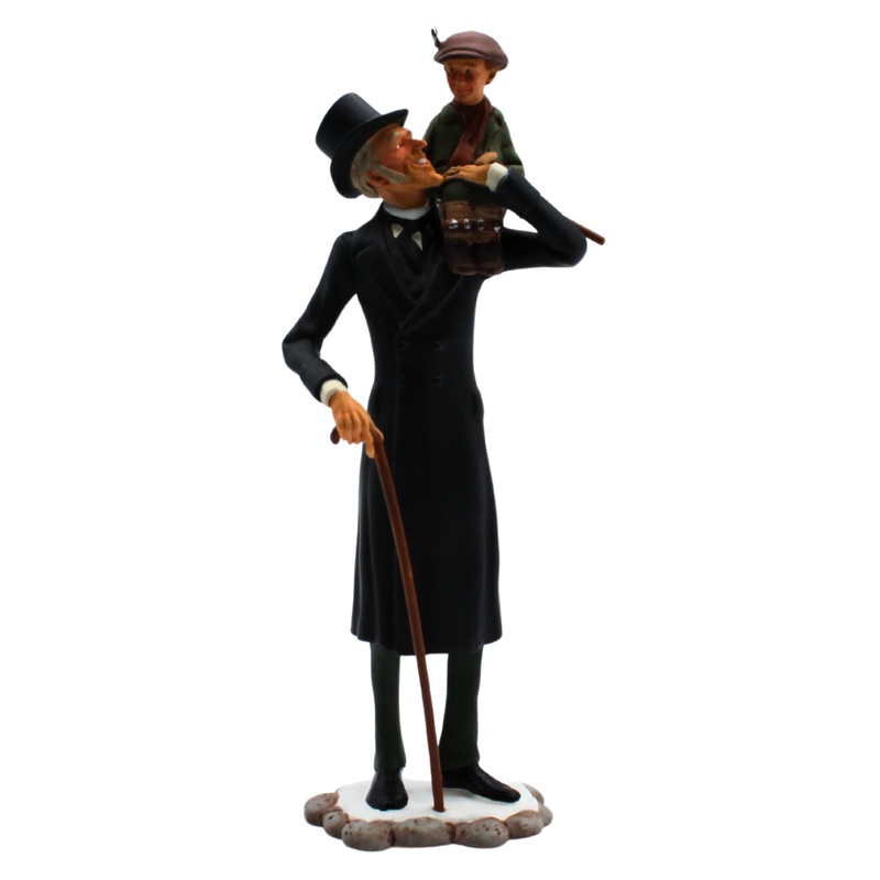 Hallmark Ornament: 2009 Ebenezer Scrooge and Tiny Tim | QXE2155 | A Christmas Story