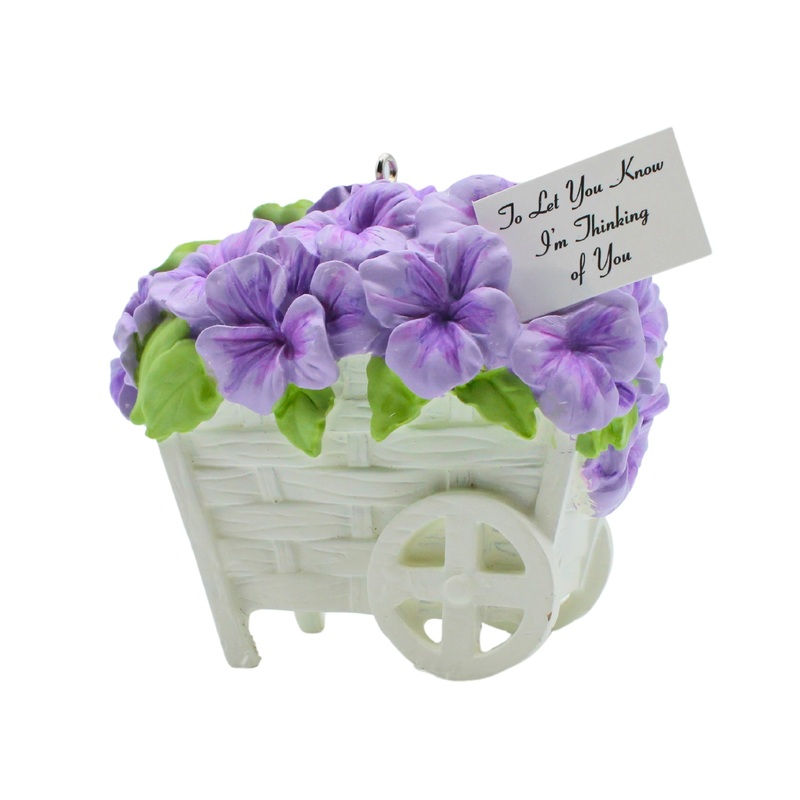 Hallmark Ornament: 2014 Pansies Stand for Thoughts | QHG1236
