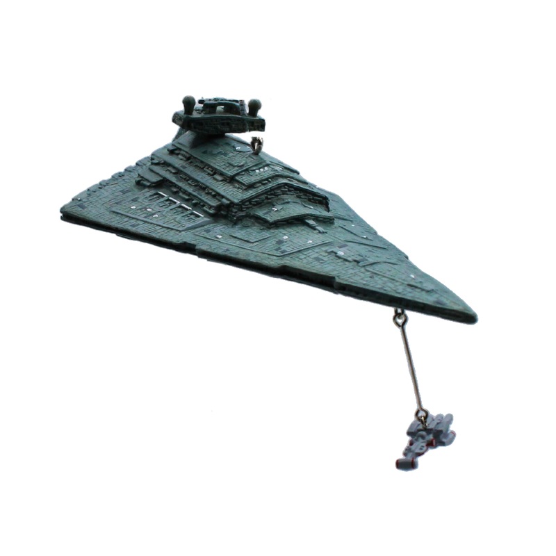 Hallmark Ornament: 2004 Star Destroyer and Blockade Runner | QXI4064 | Star Wars