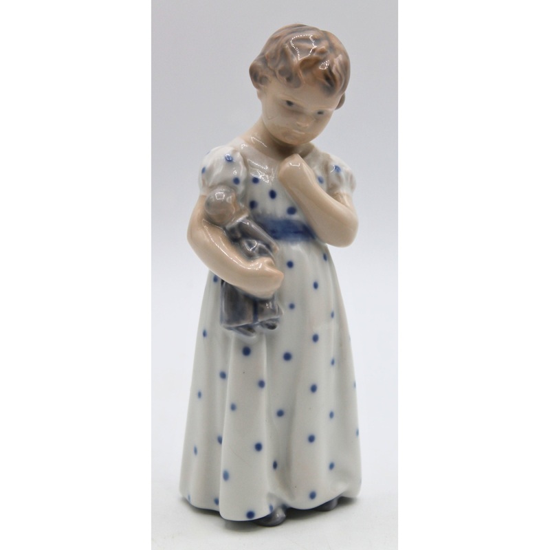 Royal Copenhagen #3539 Girl with Doll on Her Arm