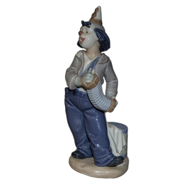 Lladr Figurine: Nao 0487  Concertina - Clown