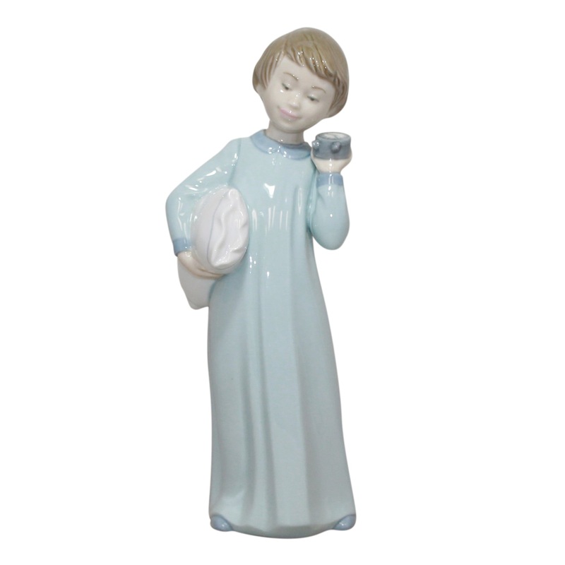 Lladr Figurine: Zaphir 596 Boy with Clock