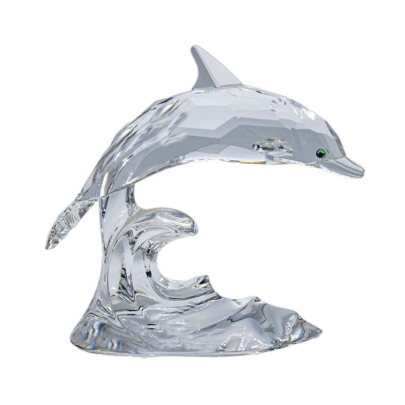 Swarovski Crystal: 190365 Dolphin on a Wave