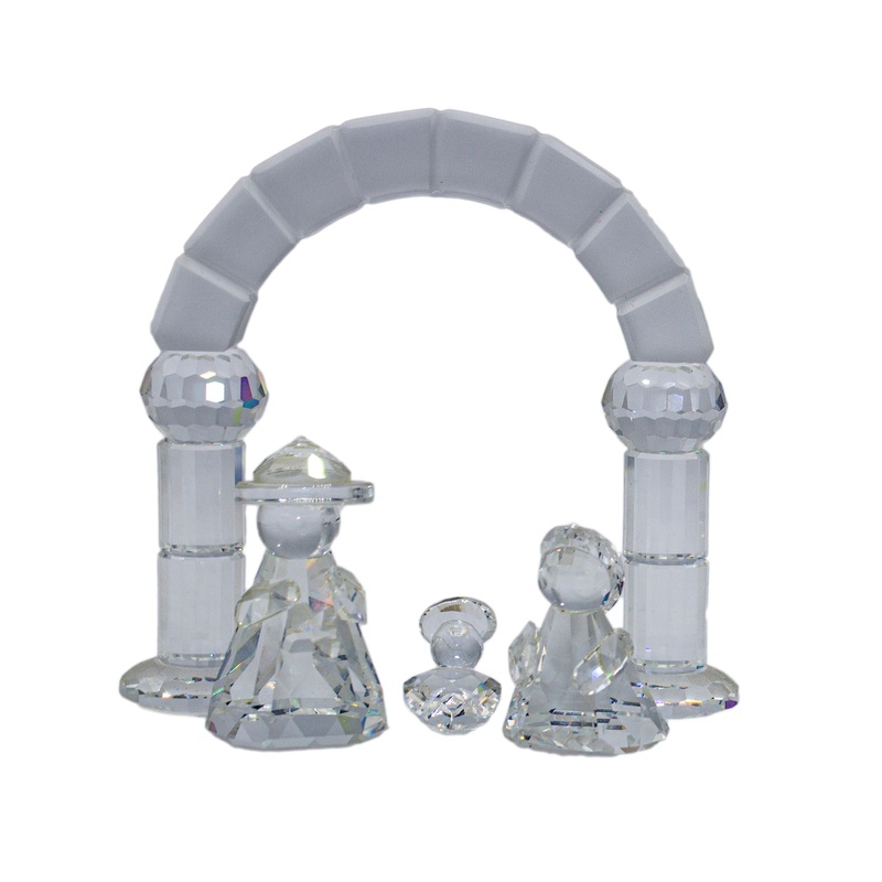 Swarovski Figurine: 166160 Nativity Holy Family with Arch