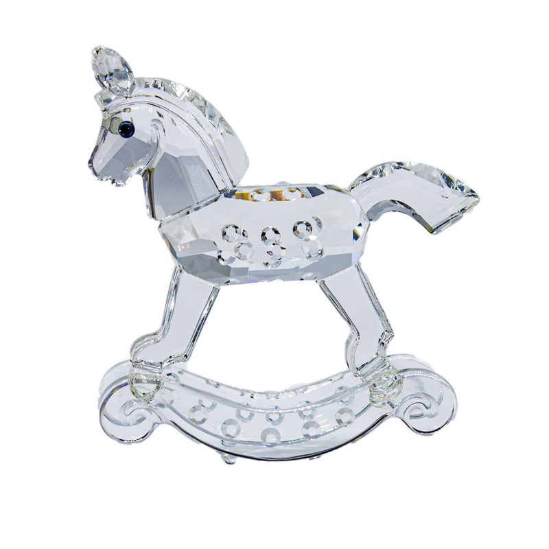 Swarovski Figurine: 183270 Rocking Horse