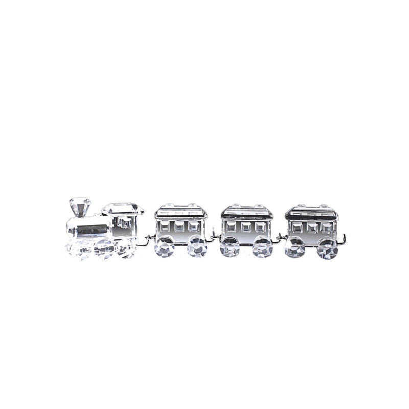 Swarovski Figurine: 193014 Mini Train Set | 4 Piece | Missing Mirror
