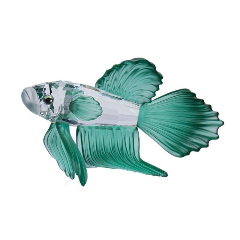Swarovski Crystal: 261259 Green Siamese Fighting Fish