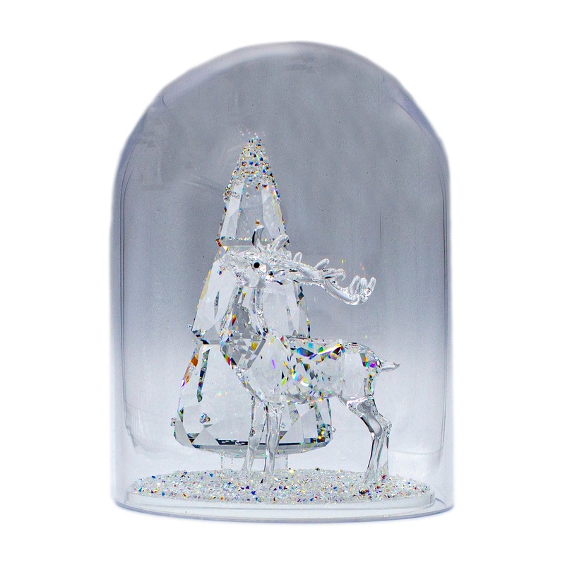 Swarovski Crystal: 5403173 Bell Jar - Pine Tree & Stag