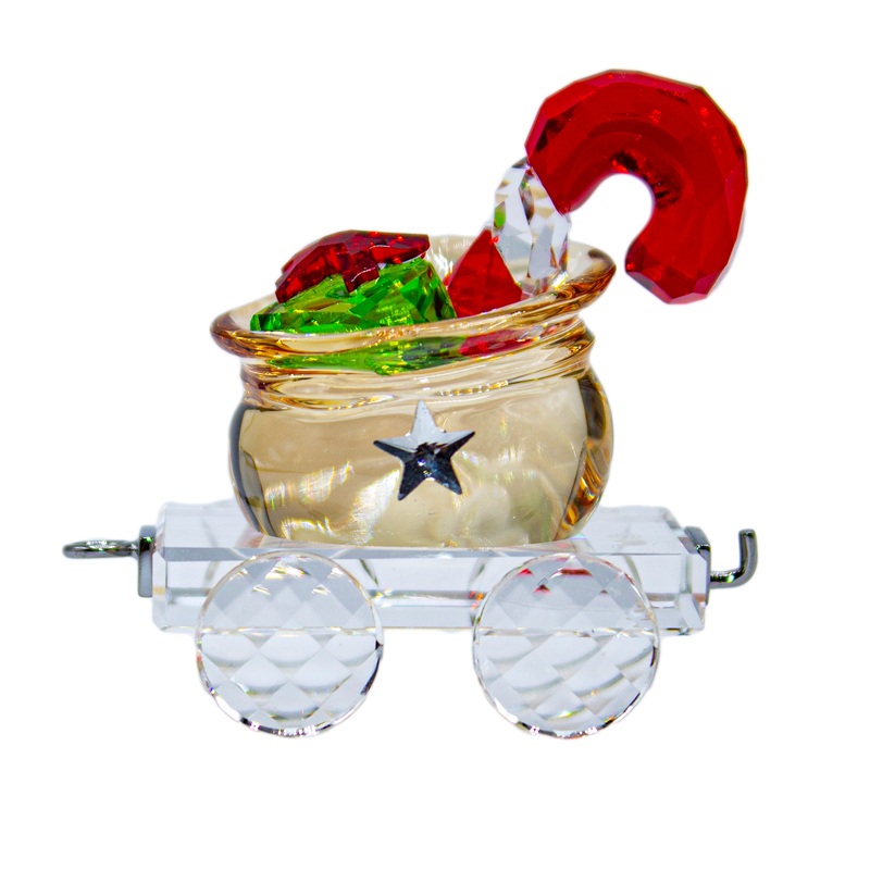 Swarovski Crystal: 5464864 Santa's Gift Bag Wagon
