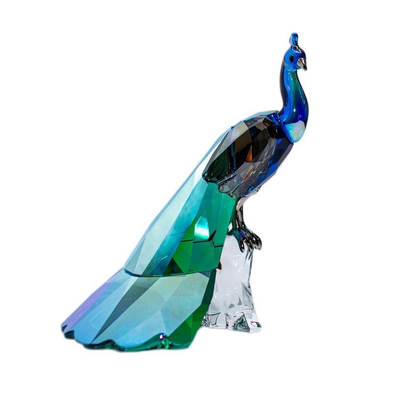 Swarovski Figurine: 1142861 SCS Peacock