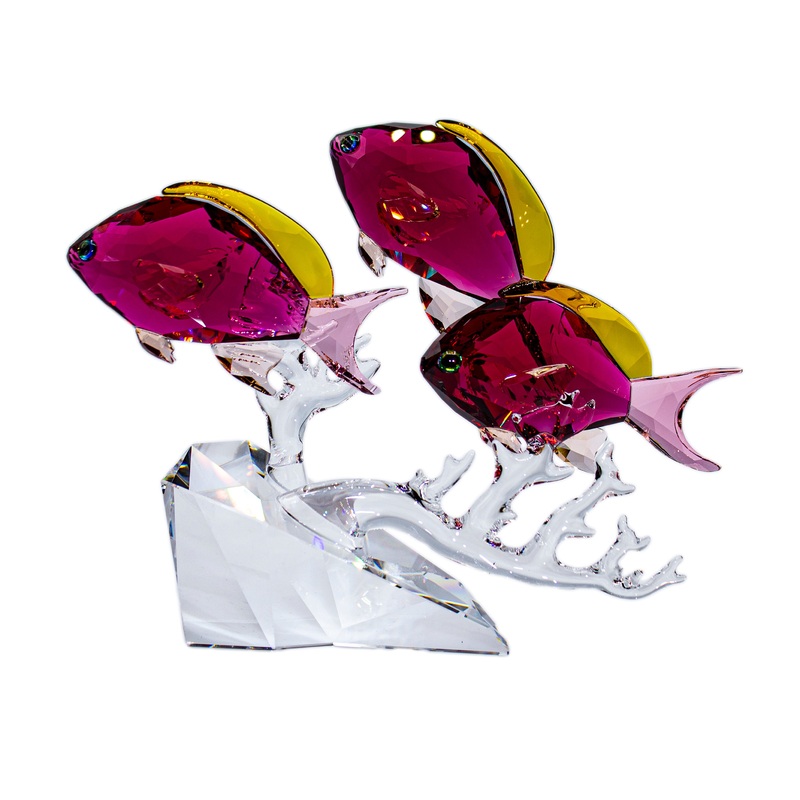 Swarovski Figurine: 5428652 Paradise Anthias Trio Fish