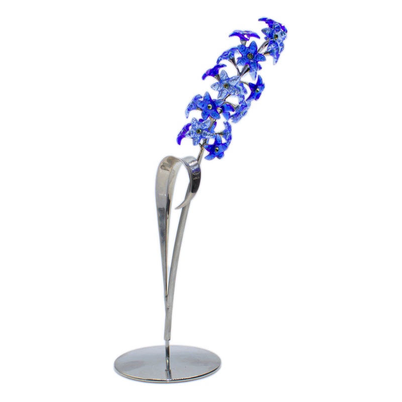Swarovski Figurine: 677990 Dindori Sapphire Flower