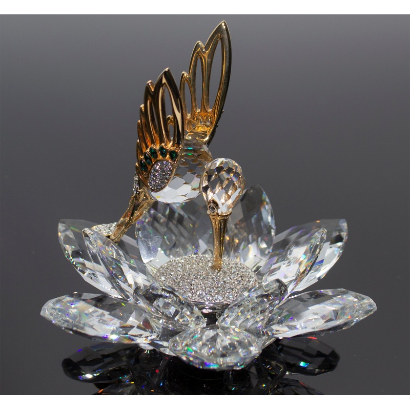 Swarovski Figurine: 7552NR100 In Flight Hummingbird