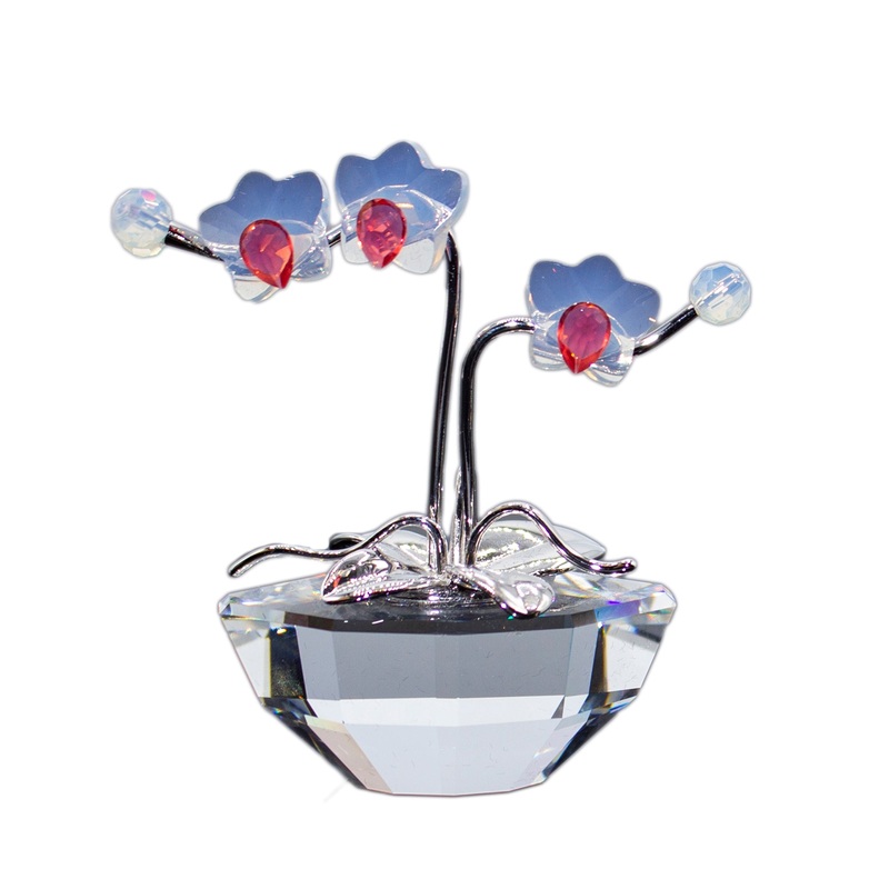 Swarovski Figurine: 869948 Orchid Rhodium