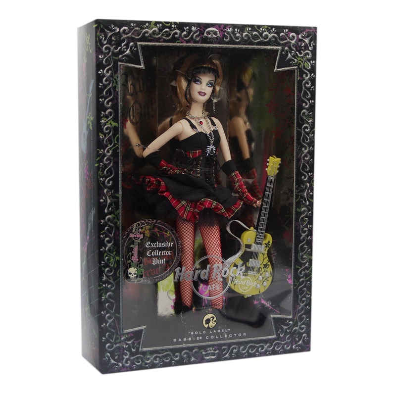 2008 Hard Rock Caf Barbie #6 Punk Goth (L9663) - Gold Label