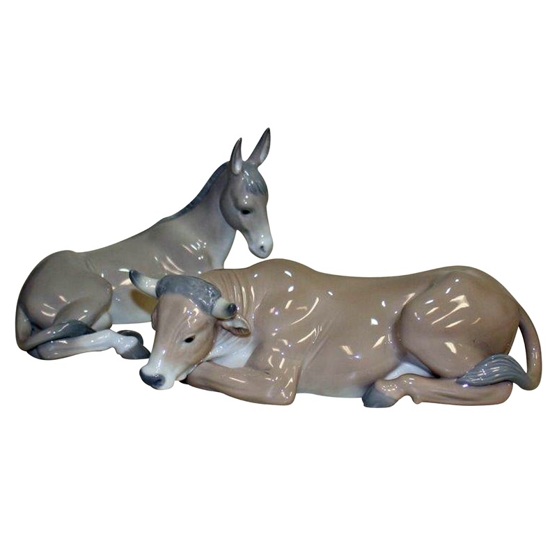 Lladr Figurine: 7810 Animals at Bethlehem set