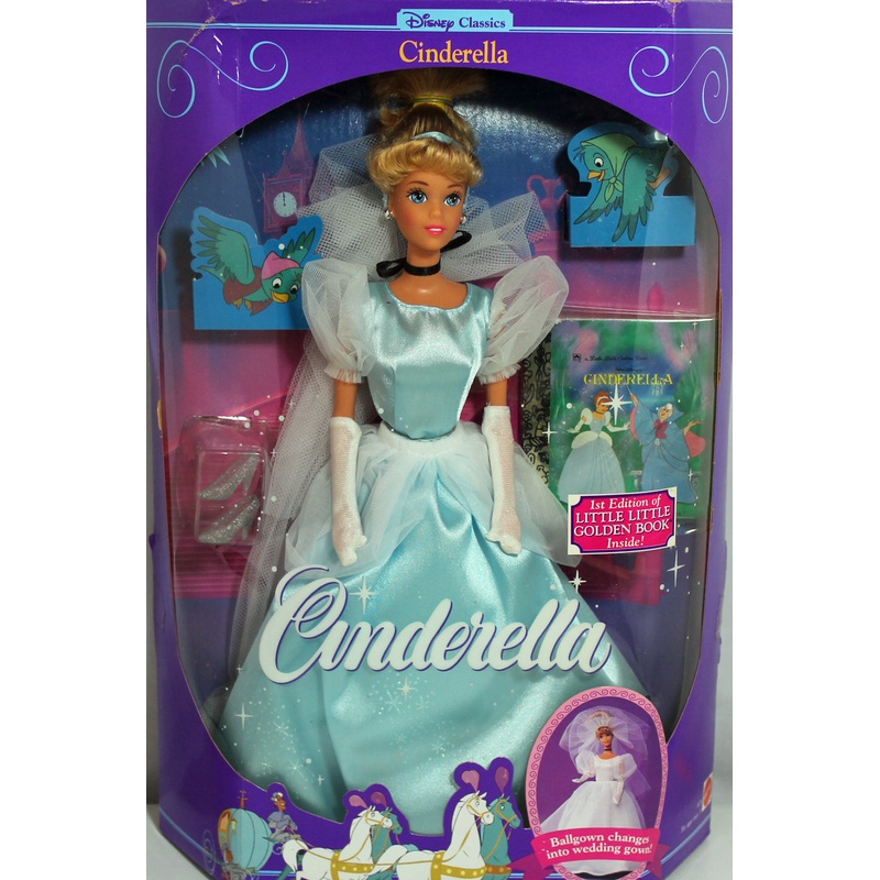 1991 Disney Classics Cinderella Barbie (1624)