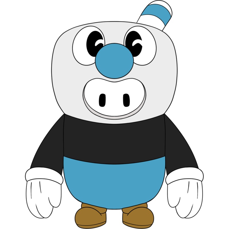 Cuphead x Fall Guys Mugman Plush (9in)