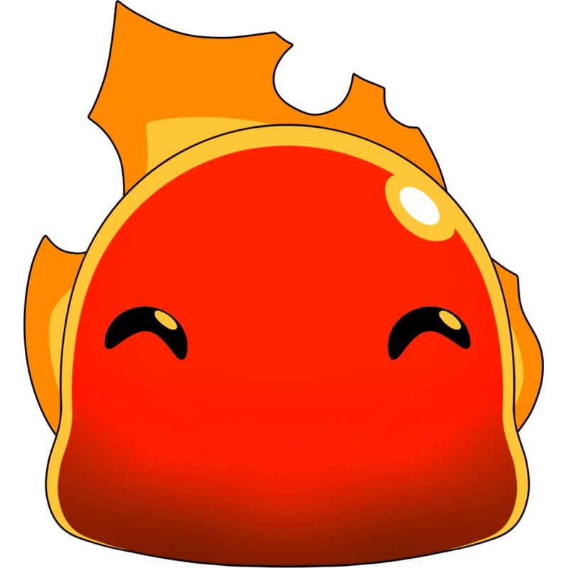 Fire Slime Stickie (6in)
