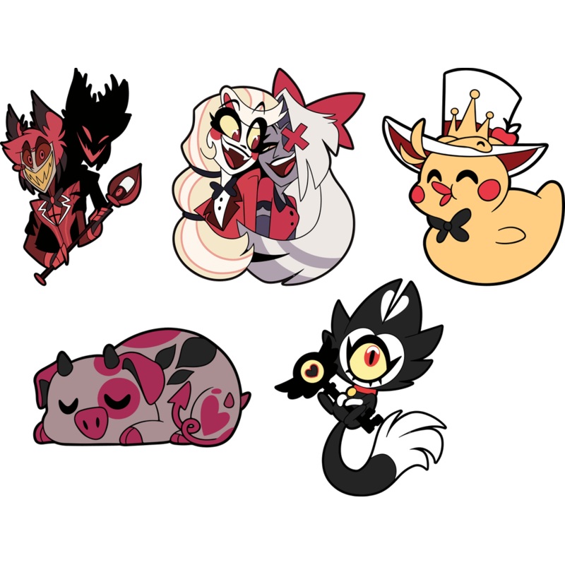 Hazbin Hotel Pin Set