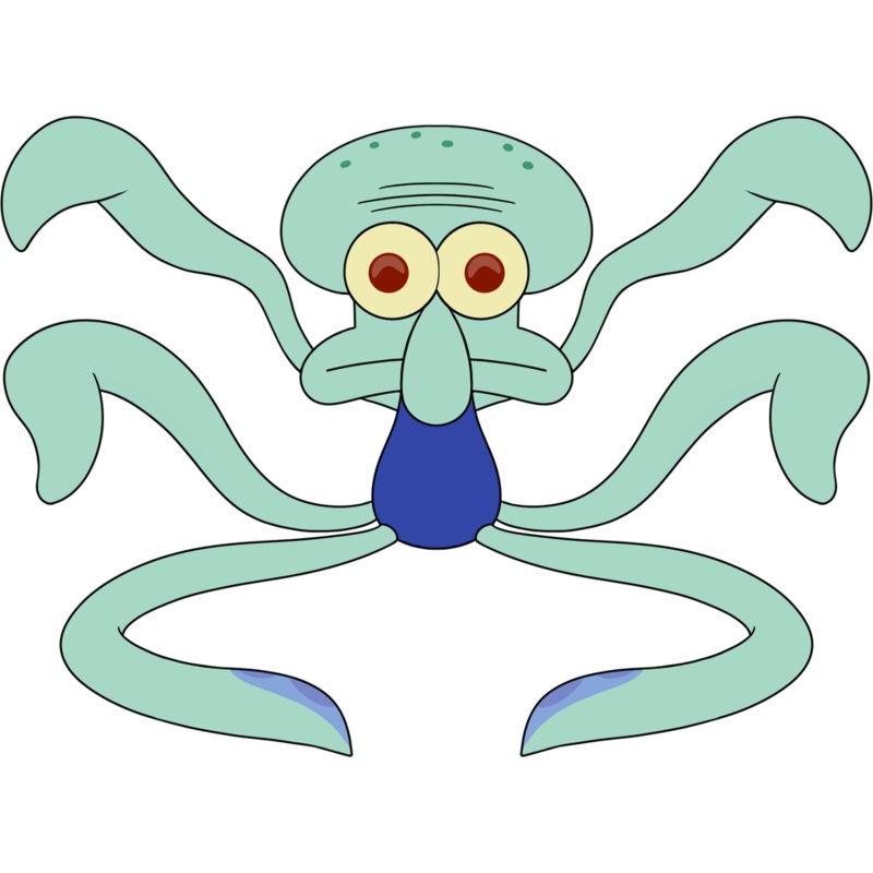 Interpretive Dance Squidward Plush (9in)