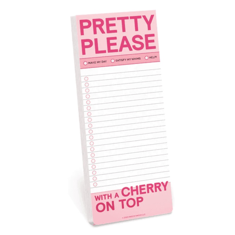 Make-a-List Pads- Pretty Please