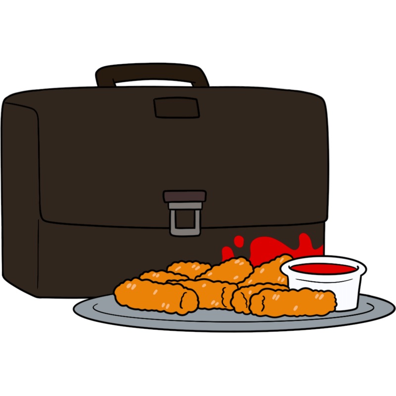 MatPat x FNAF Dougs Briefcase Pin