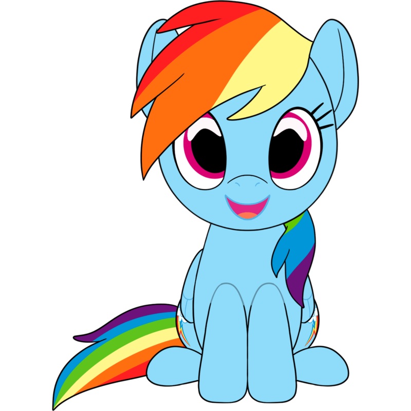 Rainbow Dash Plush (9in)