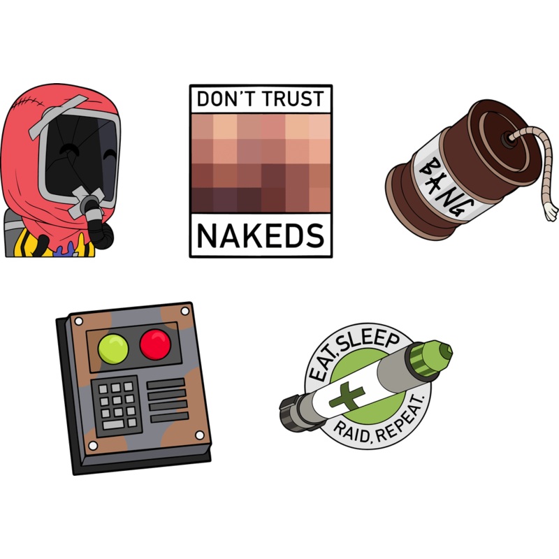 Rust Pin Set