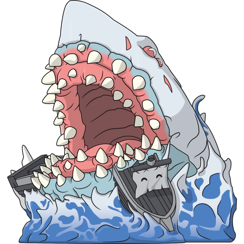 Shrouded Ghost Megalodon