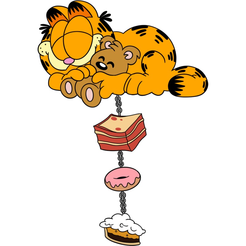 Garfield Dangle Pin