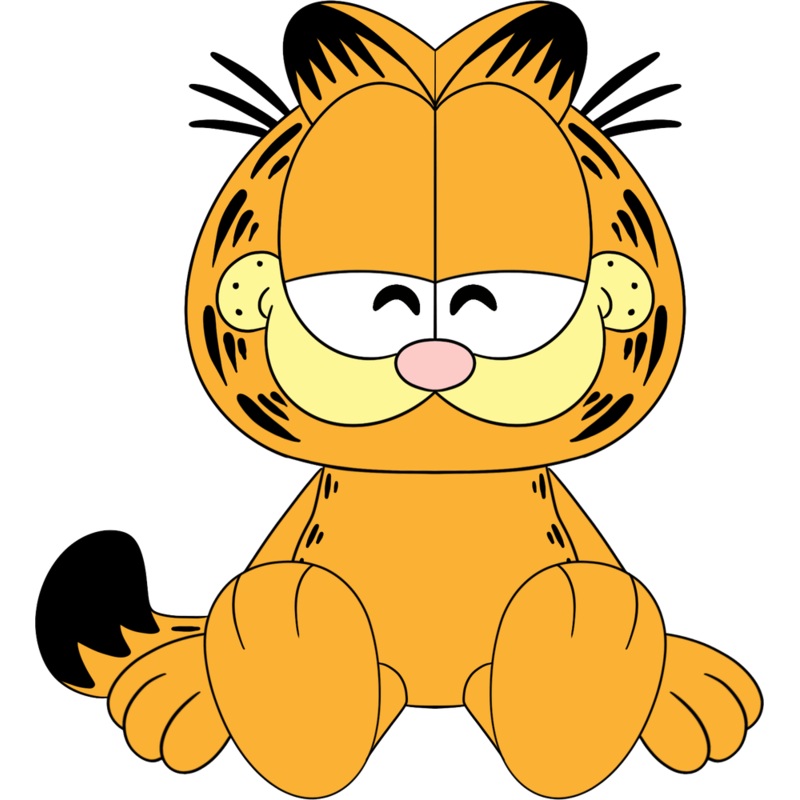 Garfield Sit Plush (9in)