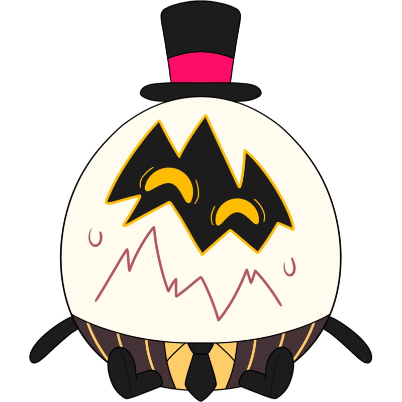 Nervous Egg Boi Stickie (6in)