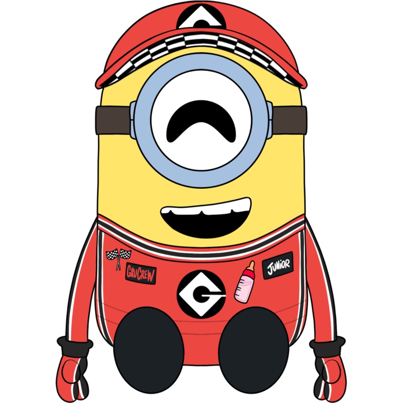Racecar Minion Plush (9in)