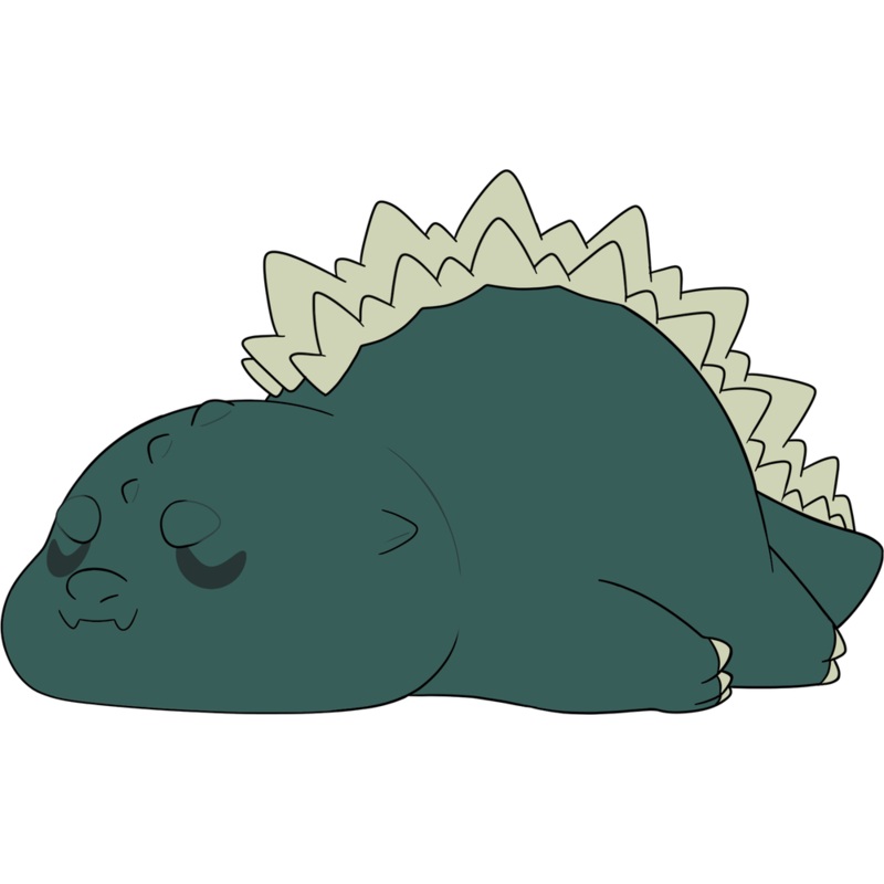 Sleepy Godzilla Night Light