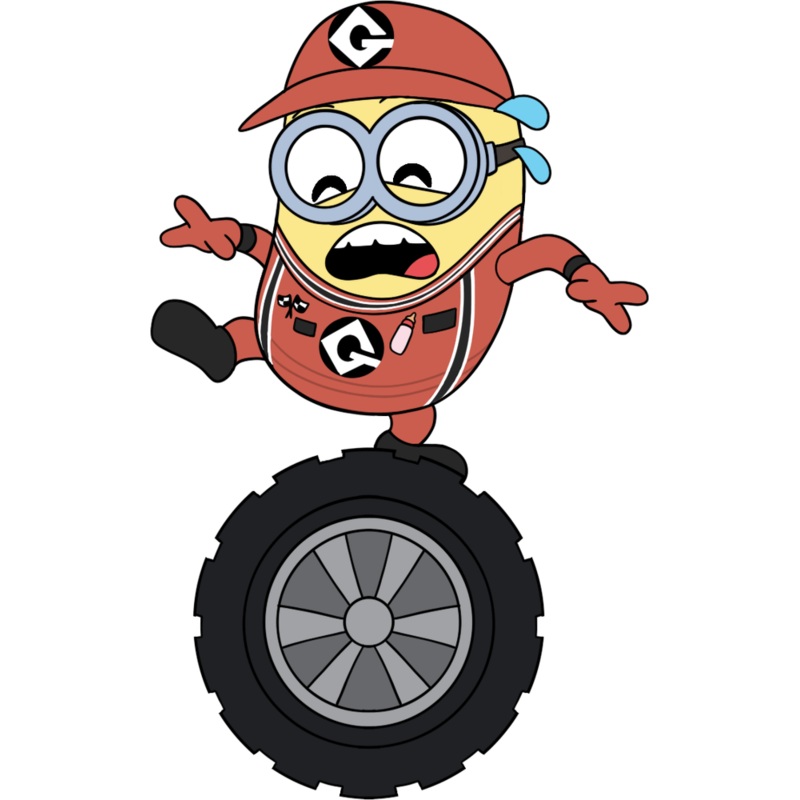 Tire Minion  Spinning Pin