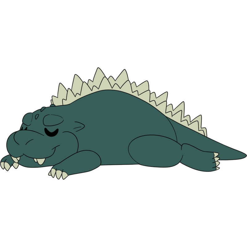 Weighted Godzilla Plush (16in)