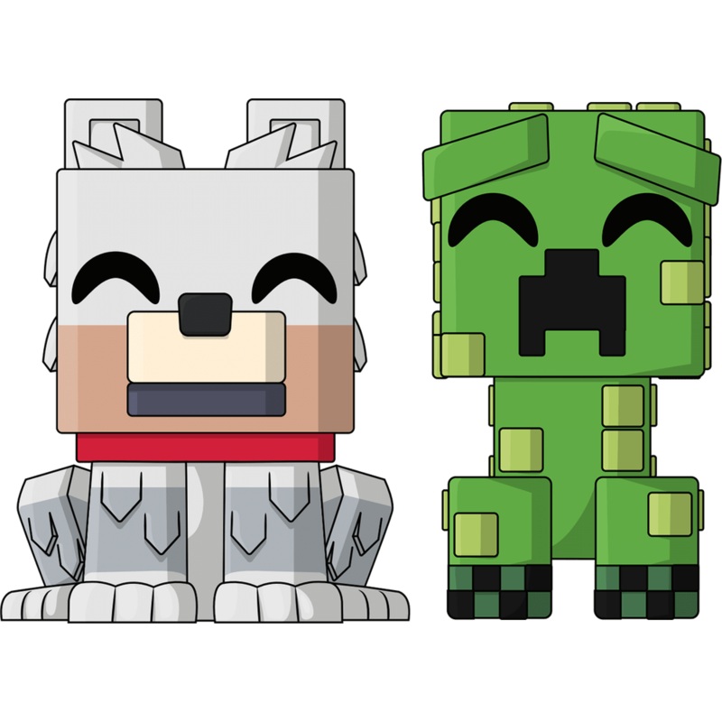 Wolf and Creeper Monitor Buddiez