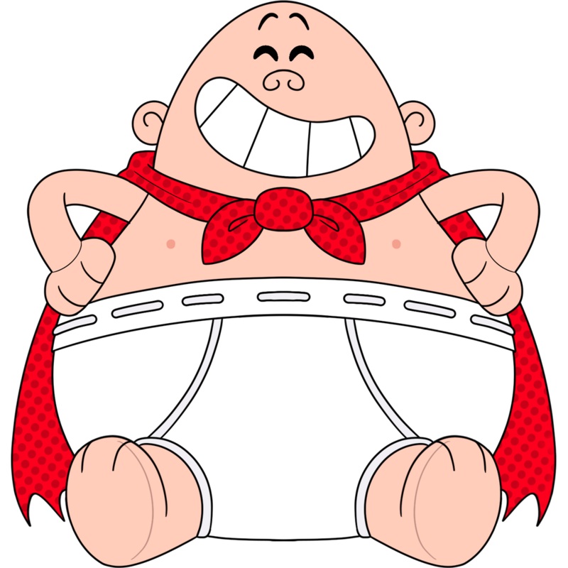 Captain Underpants Plush (9in)