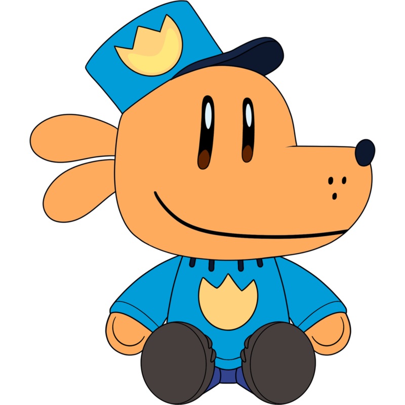 Dog Man Plush (9in)