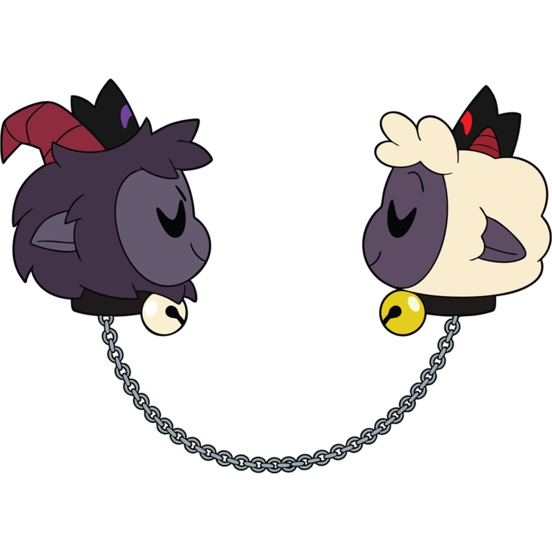 Goat and Lamb Lapel Pin