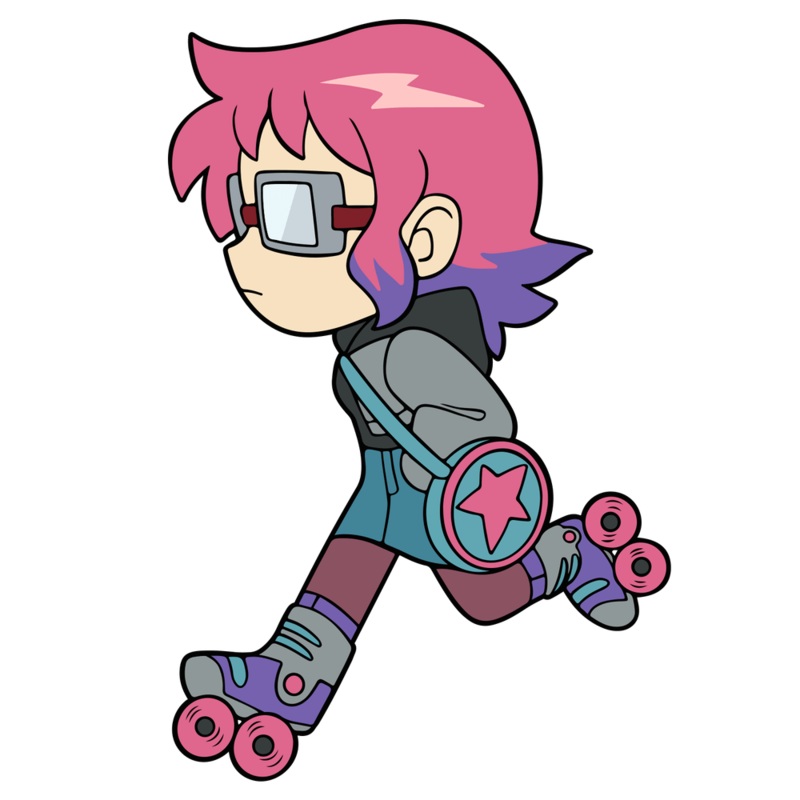 Ramona Skating Pin