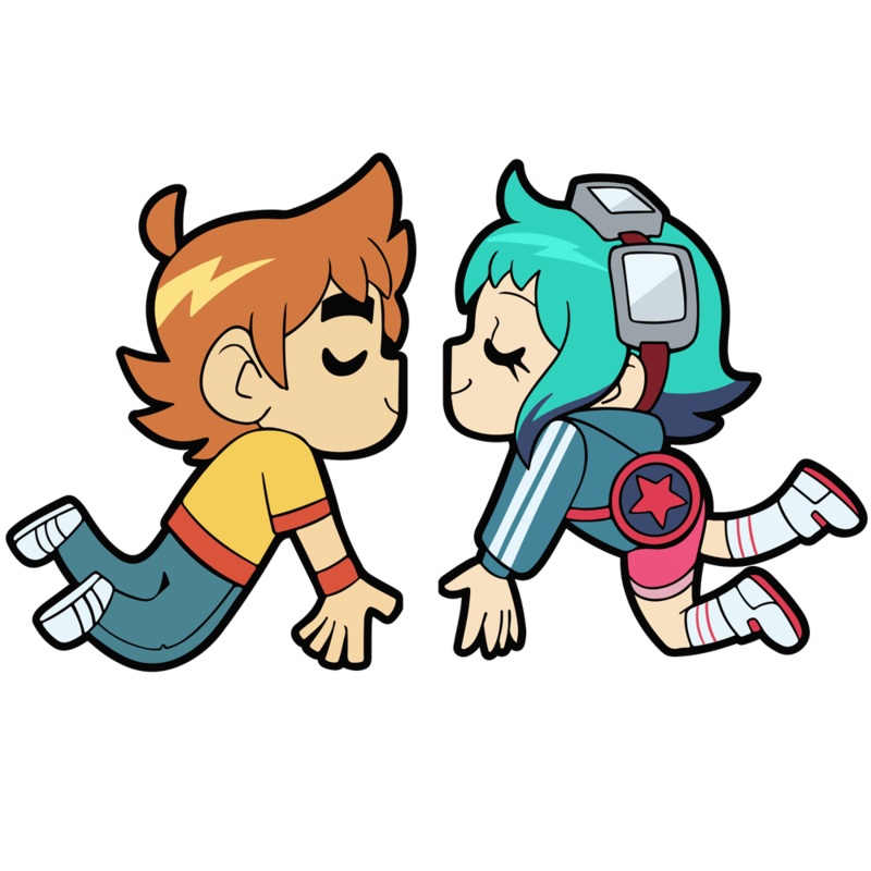 Scott and Ramona Kissing Pin