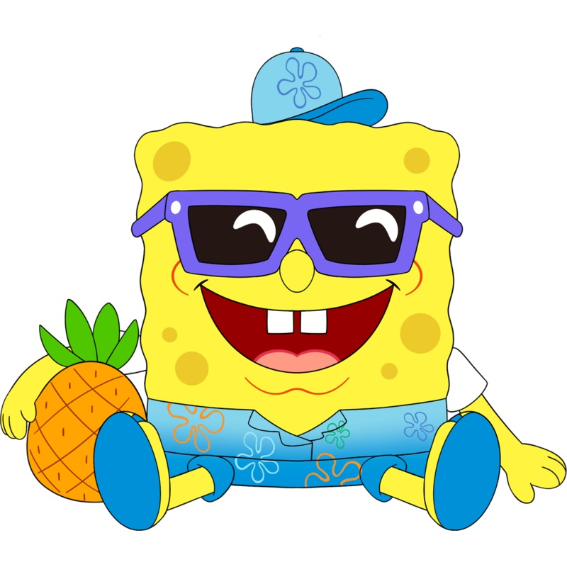 Summer SpongeBob Plush (9in)