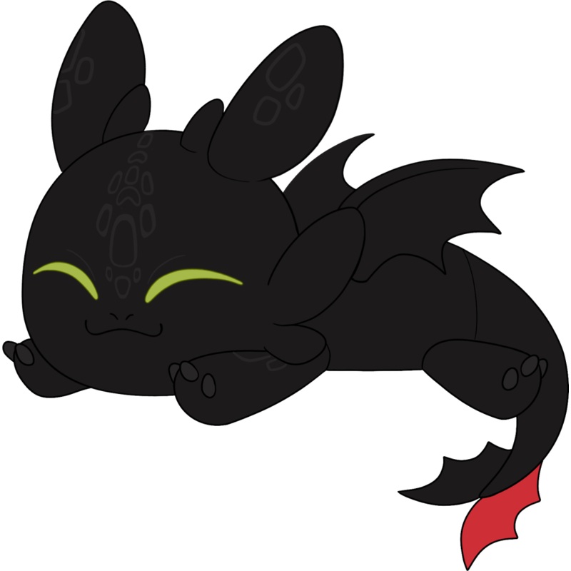 Weighted Toothless Plush (16in)