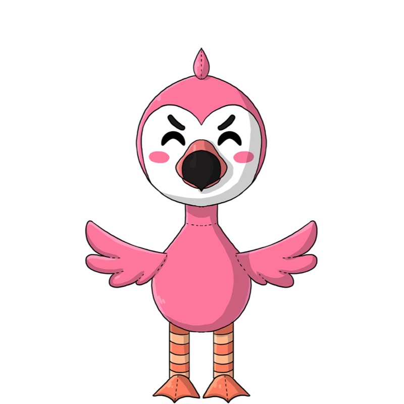 Flamingo Plush (1ft)