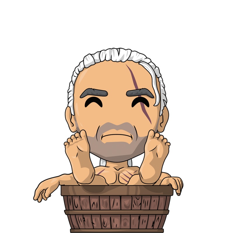 Bathtub Geralt