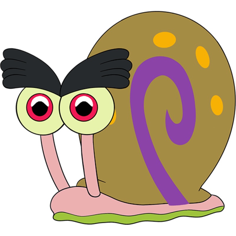 Larry Snail Stickie (6in)